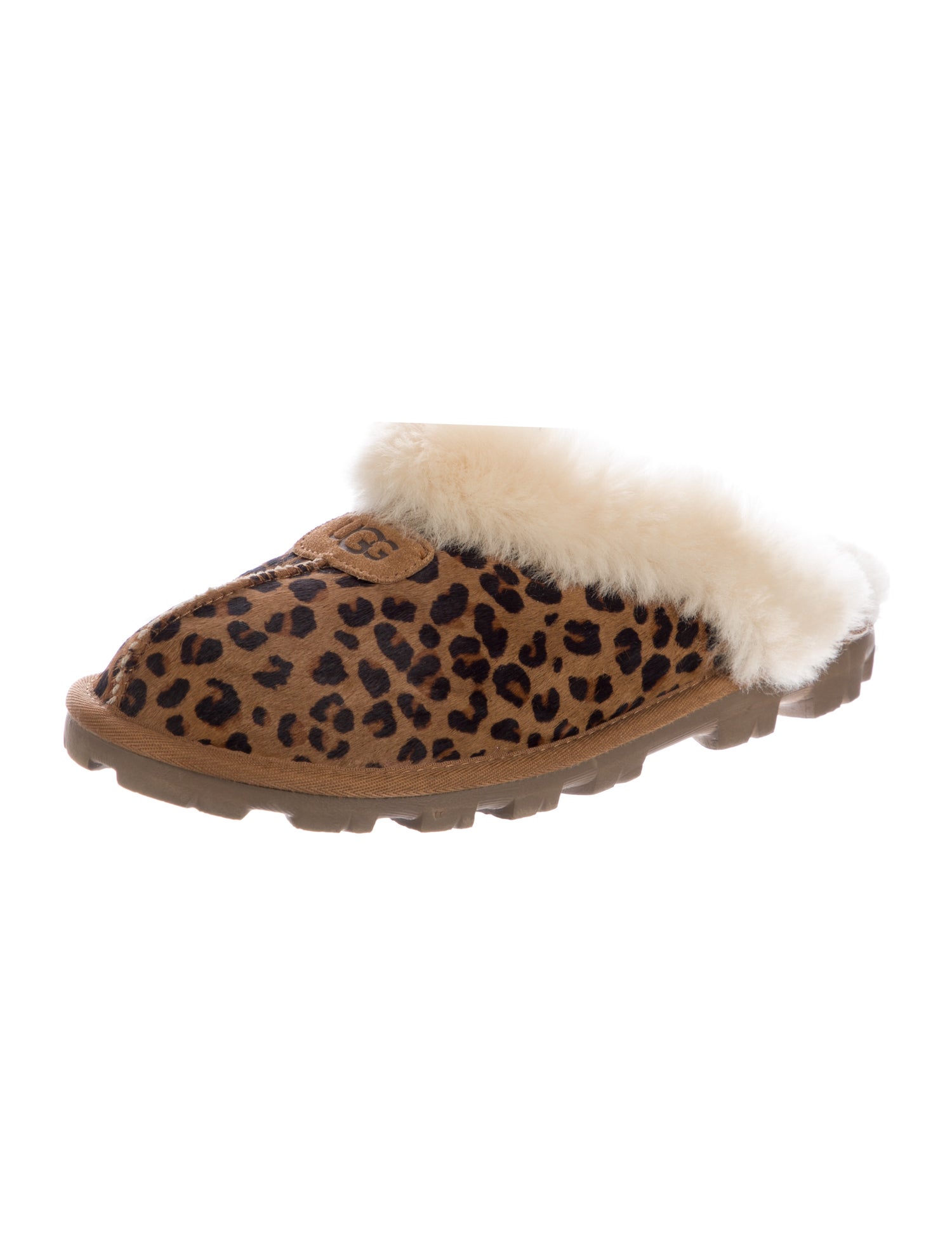 UGG Ponyhair Animal Print Mules